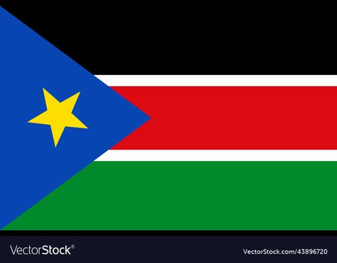 South Sudan Flag, Sudan Flag, South Sudan, Flag Country, National Symbols, Png Images, Vector Images, Vector Free, Illustrator