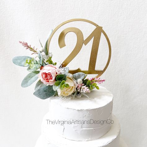 Excited to share this item from my #etsy shop: Custom Numeral Floral Cake Topper - Cake Topper with Flowers and Custom Number Cake Topper #wedding #floralnumbers #bohohippie #birthdaycaketopper #twentyonebirthday #numbercaketopper #21stbirthday Floral Cake Topper, Number Cake Toppers, Unique Cake Toppers, Number Cake, Number Cakes, Beautiful Cake, Floral Hoops, Wooden Hoop, Floral Cake