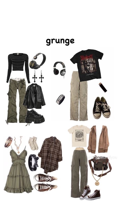 Outfit Ideas For School, Grunge Fits, Mode Emo, Mode Kawaii, Mode Grunge, Downtown Outfits, Mode Jeans, Stil Inspiration, Swaggy Outfits