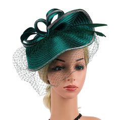 Hats, Women's Hats - JJ's House Elegant Hats Classy, Hats Classy, Bow And Veil, Tea Hats, Kentucky Derby Fascinator, Womens Tea, Vintage Veils, Derby Dress, Overall Outfit