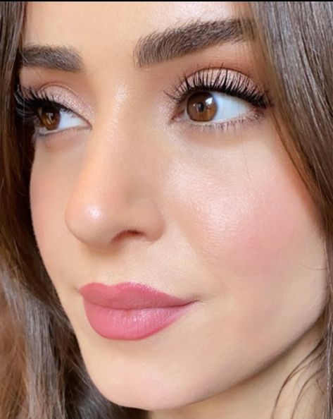 Pinkish Brown Makeup, Soft Dewy Makeup Look, Actress Makeup Looks, Soft Glam Makeup Indian Skin, Ethnic Makeup Indian, Subtle Makeup Looks Indian, Light Makeup For Graduation, Desi Makeup Looks Natural, Pink Lipstick Makeup Look