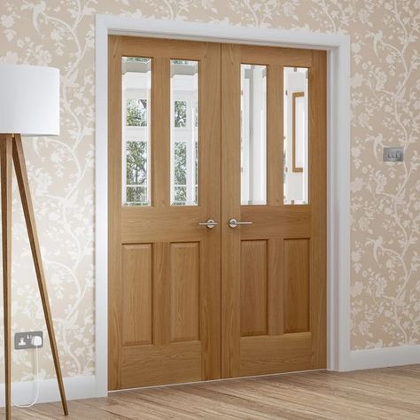 Oak Double Doors – Page 2 Entryway Colors, Double Door Entryway, Internal Double Doors, Oak French Doors, Kitchen Entry, Oak Interior Doors, Solid Oak Doors, Internal French Doors, Internal Glass Doors