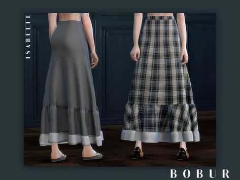 Sim4 Cc, Low Waist Skirt, Clothes Cc, Goth Skirt, Grunge Skirt, Big Skirts, Fairycore Clothes, Cottagecore Clothes, Sims 4 Body Mods