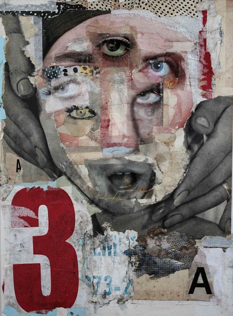 Rael Brian | Untitled Portrait Collage Photography, Portrait Collage, Face Collage, Art Alevel, Gcse Art Sketchbook, Layered Art, Gcse Art, Identity Art, A Level Art