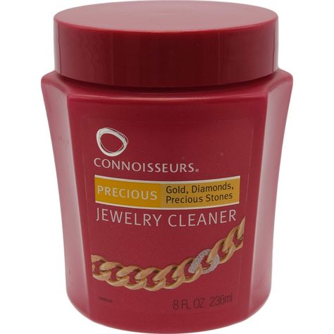 Connoisseurs jewerly cleaner 240ml Your diamond will come out as clean as when you first got it ! Brings Striking New Brilliance to your Jewelry. Homemade Silver Cleaner, Connoisseurs Jewelry Cleaner, Best Jewelry Cleaner, Jewellery Cleaner, Silver Jewelry Cleaner, How To Clean Silver, Silver Cleaner, Cleaning Silver Jewelry, Easy Diy Jewelry