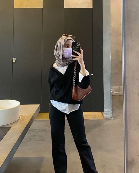 Cutbray Style, Street Hijab Fashion, Muslim Outfits Casual, Hijab Style Casual, Muslim Fashion Hijab Outfits, Hijabi Fashion Casual, Casual Hijab, Casual Hijab Outfit, Hijabi Outfits Casual