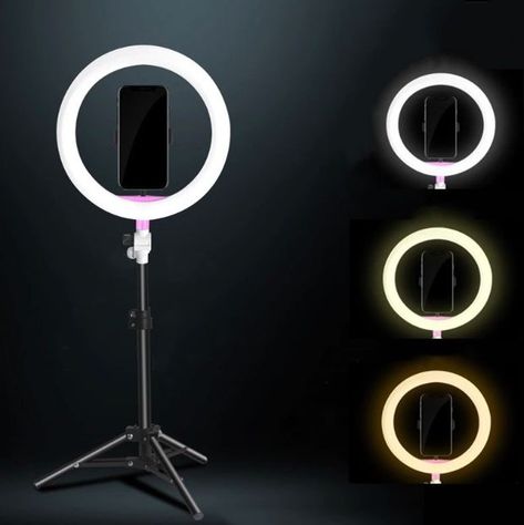 Led Selfie Ring Light, Glare Light, Ring Lamp, Teknologi Gadget, Selfie Ring Light, Selfie Light, Light Camera, Led Ring Light, Video Lighting