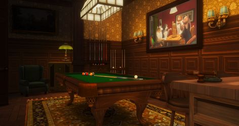 Pool Table Sims 4 Cc, Sims 4 Pool Table Cc, Sims 4 Pool Table, Sims 4 Pool, Get A Clue, Sims 4 Decades Challenge, Watch Your Back, Pool Tables, Pool Decor