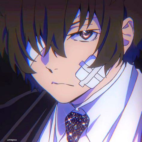 #dazai #dazaiicons #dazaiosamu #glittericons #dazaiglitter Pm Dazai, Dazai Icon, Osamu Dazai, Dazai Bungou Stray Dogs, Cartoon Crossovers, Dazai Osamu, Bongou Stray Dogs, Anime Profile, Stray Dogs Anime