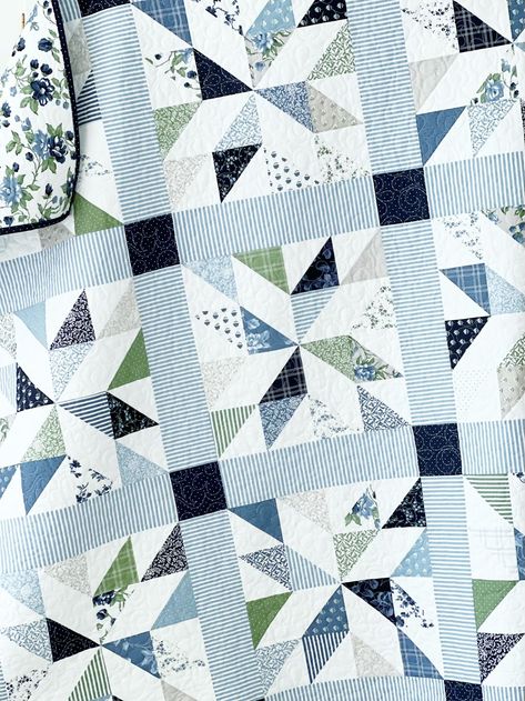 Maple Cottage Designs Cottage Core Quilt Patterns, Maple Leaf Log Cabin Quilt Pattern, Maple Cottage Designs Quilts, Pine Hollow Patchwork Forest Quilt, Vintage Quilts 1930s Cottage, Cottage Design, Cottage, Fabric, Design