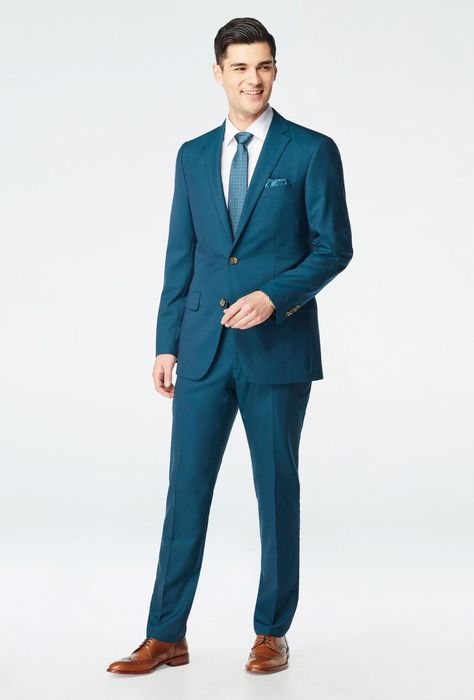 Teal Suits For Men, Teal Suits For Men Wedding, Men's Tuxedo Wedding, Teal Suit, Custom Suits Men, Suit For Men Wedding, Teal Blazer, Made To Measure Suits, Custom Suits