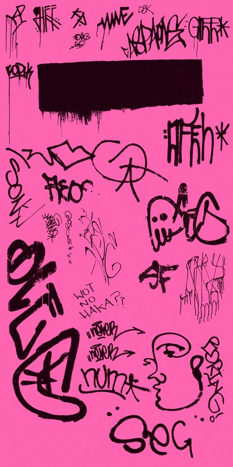 Wallpaper Iphone Graffiti, Wallpapers Graffiti, Wallpaper Layar Kunci, Wallpapers Colorful, Wallpaper Iphone Pink, Kaws Iphone Wallpaper, Kaws Wallpaper, Trippy Iphone Wallpaper, Iphone Pink