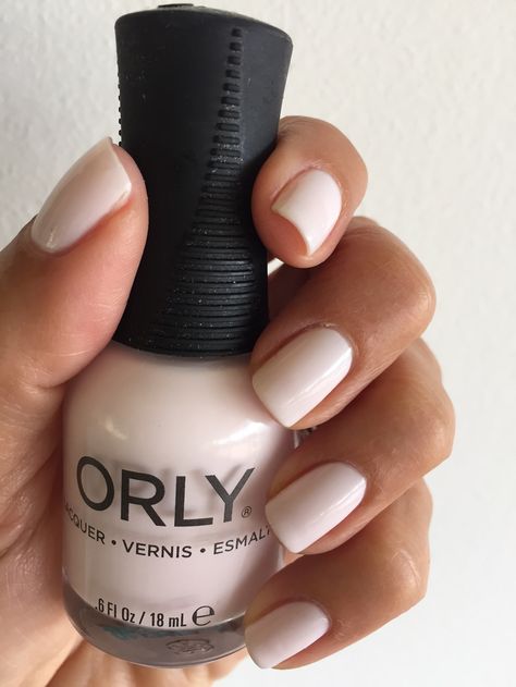 I recently received one of the best assortment of beauty and lifestyle  goodies in the Spring VIP box from FabFitFun. One of the items in the  box was this bottle of whitish Orly Nail Polish--it's one of the  most  wearable nail colors for transitioning into Spring and Summer. This polish  goes on opaque and is not at all streaky. It reads white with a pale pink  undertone so it's easy for anyone to wear.  Orly Cake Pop, $8.50  I have received dozens of compliments on this neutral nail shade... Whitish Pink Nails, Orly Nails, Mail Polish, Melanin Makeup, Orly Nail Polish, Blush Pink Nails, Fab Nails, Lady Fingers, Spring Nail Colors