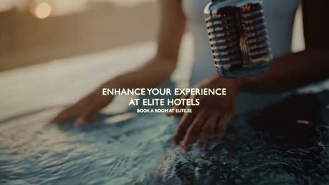 Swedish hotel chain Elite Hotels is hoping to lure... Hotel Advertisement, Hotel Video, Hotel Ads, Wellness Hotel, Travel Marketing, Ad Of The World, Being Prepared, Hotel Chain, Hotel Kitchen