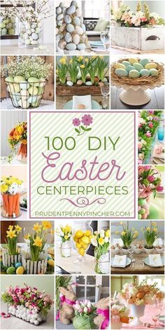 Diy Easter Centerpieces, Easter Centerpieces Diy, Diy Osterschmuck, Spring Floral Arrangements, Easter Tablescapes, Easter Floral, Easter Decorations Outdoor, Easter Decorations Diy Easy, Easter Crafts Diy