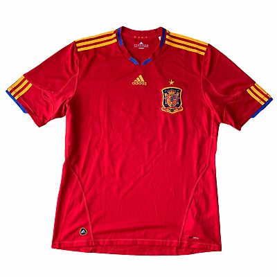 (eBay) 2009 10 Spain World Cup 2010 home Football Shirt - XL Spain Football Jersey, Paper Jersey, Spain Jersey, Spain Shirt, Spain World Cup, F1 Jacket, World Cup 2010, Spain Outfit, Spain Football