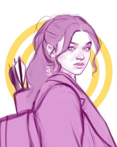 Kate Bishop Sketch, Kate Bishop Drawing, Kate Bishop Fanart, Hawkeye Fanart, Kate Bishop Comic, Elena Belova, Hawkeye Kate Bishop, Hawkeye Comic, Kate Bishop Hawkeye