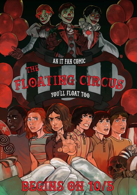 1990 Pennywise, It Chapter One, It Movie, It 2017, Pennywise The Clown, Pennywise The Dancing Clown, Circus, On Tumblr, Floating