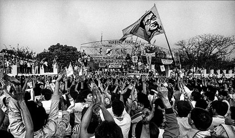 Philippine Revolution, People Power Revolution, Ferdinand Marcos, Philippine History, San Francisco State University, Power Walking, Military Coup, History Of Photography, Power To The People