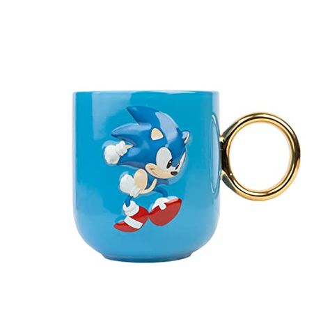 Sonic Merch, Cool Cups, Doctor Eggman, Sonic Party, 3d Mug, Japanese Video Games, Blue Hedgehog, Coffee Cup Gifts, Cool Mugs