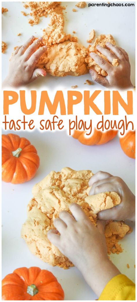 Pumpkin Play Dough, Pumpkin Play, Pumpkin Unit, Pumpkin Moon, Moon Sand, Pumpkin Activities, Pumpkin Scent, Playdough Recipe, Fall Preschool