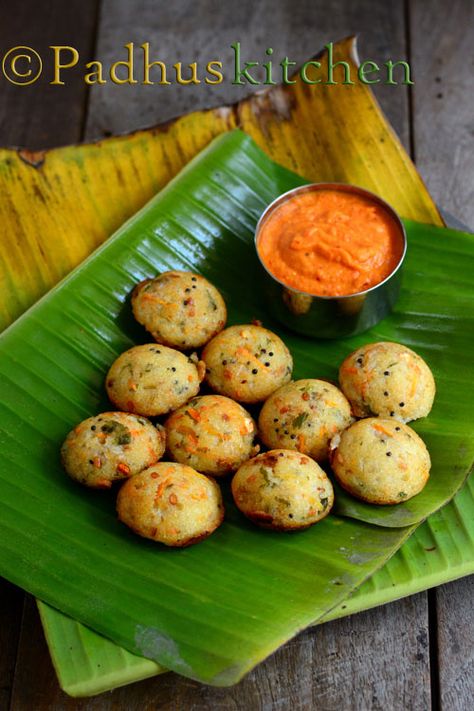 Paniyaram Recipes, Tv Recipes, Bistro Food, Breakfast Recipes Indian, Quick And Easy Appetizers, Easy Appetizers, Indian Breakfast, Easy Snack Recipes, South Indian Food