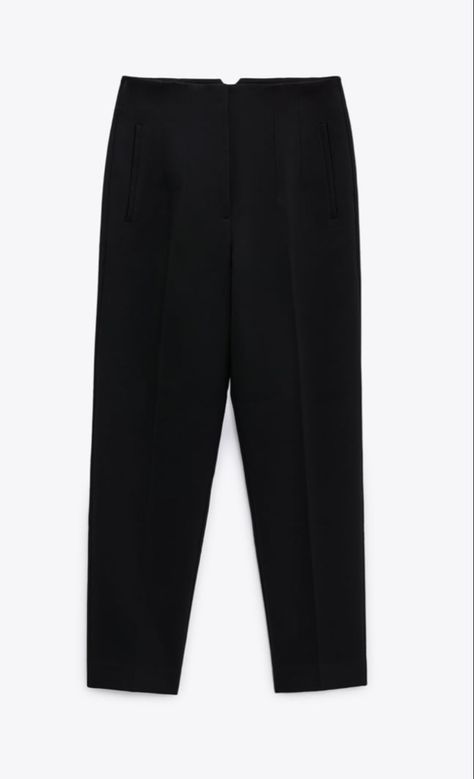 Zara Black Trousers, Animal Print Pants, Winter Capsule, Winter Capsule Wardrobe, High Waist Pants, Flowy Pants, Black Trousers, Basic Shirts, Printed Pants