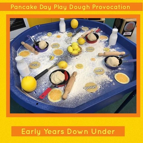 Shrove Tuesday Eyfs, Pancake Day Crafts For Toddlers, Pancake Day Eyfs Activities, Pancake Day Crafts, Shrove Tuesday Activities, Tuff Tray Ideas Toddlers, Pancake Tuesday, Pancake Party, Mini Chef