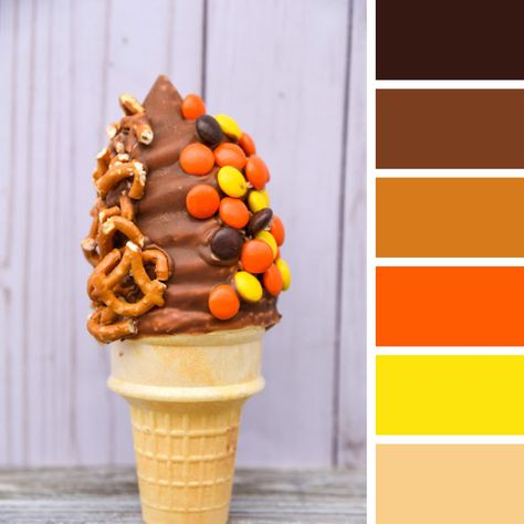 Bubblegum Color Palette, Burger Color Palette, Bubble Gum Color Palette, Ice Cream Color Palette Colour Schemes, Dessert Sunset Color Palette, Color Palette Challenge, Color Palette Design, Chocolate Dipped, Ice Cream Cone