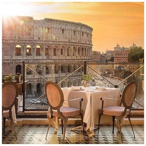 Aroma Restaurant, Rome 🇮🇹 Palazzo Manfredi Rome, Rome Restaurants, Italy Vibes, Rome Hotels, Italian Grand Prix, Plane Ticket, Italy Aesthetic, Dream Places, Italian Culture