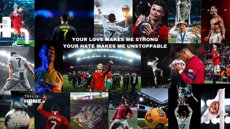 Inspired by Ronaldo Ronaldo Wallpapers For Laptop, Ronaldo Collage, Laptop Wallpaper Collage, Collage Desktop Wallpaper, Football Aesthetic, Aesthetic Laptop, Ronaldo Wallpapers, Wallpaper Collage, Laptop Wallpaper