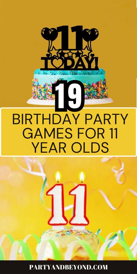 Keep the party energy high with these 19 exciting birthday games for 11-year-olds! From active challenges to creative brain games, these fun activities will keep kids laughing and engaged. Perfect for indoor or outdoor parties, these games guarantee nonstop fun for everyone! #BirthdayGames #11YearOldFun #PartyPlanning #KidsGames #FunActivities Planning A Birthday Party, Kids Laughing, 19th Birthday, Games Board, Birthday Party Games, Brain Games, Birthday Games, Game Ideas, Outdoor Parties