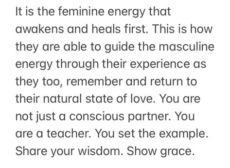 Masculine Energy Vs Feminine Energy, Divine Feminine Spirituality Quotes, Healing Feminine Energy, Awakened Masculine, Awaken Divine Feminine, Awakened Feminine, Feminine Energy Quotes, Spiritual Partner, Soul Partner