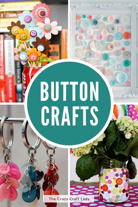 Button Craft Ideas, Diy Button Crafts, January Craft, Vintage Buttons Crafts, Button Art Projects, Buttons Crafts Diy, Button Projects, Recycled Buttons, Globe Crafts