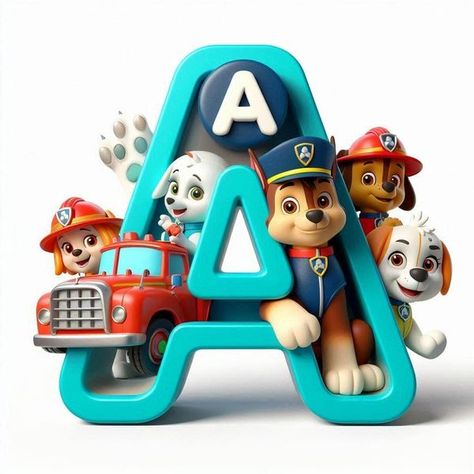 PRINTABLE CLIPART AI | Hi guys! Here are the Paw Patrol Letters | Facebook Paw Patrol Symbols, Paw Patrol Emblem, Paw Patrol Cartoon Characters, Paw Patrol Font Free Download, Paw Patrol Png Images, Paw Patrol Printables, Paw Patrol, Clip Art