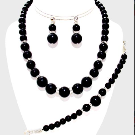 Color : Black Necklace Size : 17" + 3" L, 1/2" L Free Bracelet Size : 1/2" H, 7" + 1 1/2" L Free Earring Size : 1 1/4" L Faux Pearls Necklace Chunky Chain Choker Freshwater Faux Pearls Pearl Choker Rose Gold Heart Necklace, Choker Pearl, Hand Knotted Necklace, Multi Chain Necklace, Pearl Statement Necklace, Black Pearl Necklace, Sterling Silver Heart Necklace, Necklace Chunky, Pearls Necklace