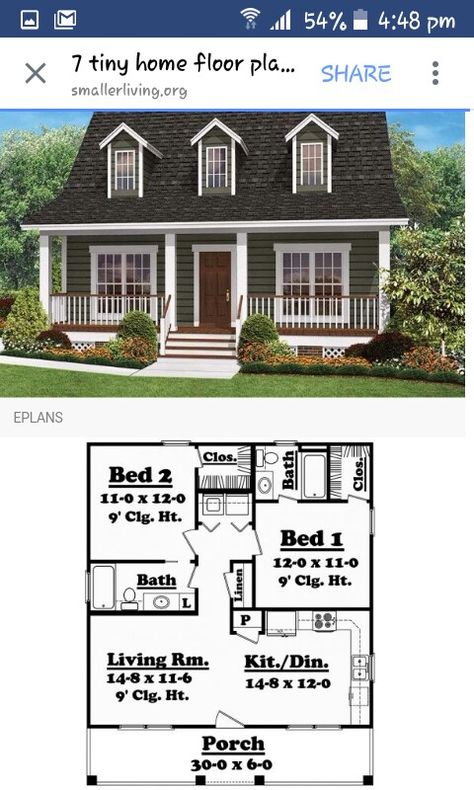 Granny Suite House Plans, Shed Bathroom, Granny Suite, Small Home Plan, American House, Small Homes, Farmhouse Kitchen Decor, Home Design Plans, Home Reno