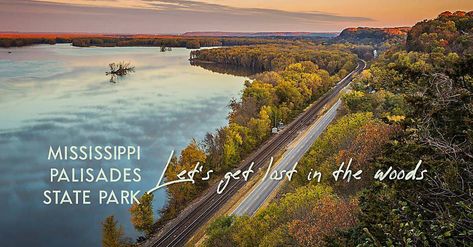 Off the Beaten Path | Mississippi Palisades State Park Mississippi Palisades State Park, 50 States Travel, West Virginia Travel, Illinois Travel, Summer Wishlist, River Cabin, Virginia Travel, Cross Country Road Trip, Lost In The Woods