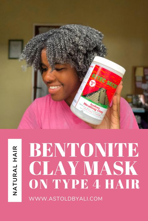 Aztec Indian Healing (Bentonite) Clay Mask Review on Type 4 Hair – As Told by Ali Aztec Healing Clay Mask, Bentonite Clay Hair, Indian Healing Clay Mask, Clay Hair Mask, Aztec Clay Mask, Reduce Oily Skin, Aztec Clay, Bentonite Clay Mask, Clay Hair