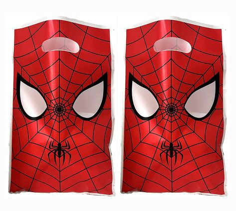 PRICES MAY VARY. Packing list: 30pcs Spiderman party gift bags, the size is about 9.8 inches x 6.2 inches (length x width). Easy to carry: All the Spiderman gift bags come with top handle which is comfortable for your guest to carry Wide use:Spiderman party favor bags can be used as candy bags, gift craft bags, gift bags, perfect bags, can accommodate a variety of party supplies and small gifts, such as cookies, candy, small toys, etc Beautiful Design And Bright Colors: The vivid print and vibra All The Spiderman, Spiderman Craft, Birthday Party Gift Bags, Spiderman Gifts, Spiderman Birthday Party, Children Party, Spiderman Party, Small Toys, Goody Bags