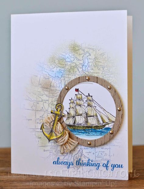 Cards For Men, Tarjetas Pop Up, Nautical Cards, Masculine Birthday Cards, Boy Cards, Birthday Cards For Men, Sea Art, Male Cards, Masculine Cards