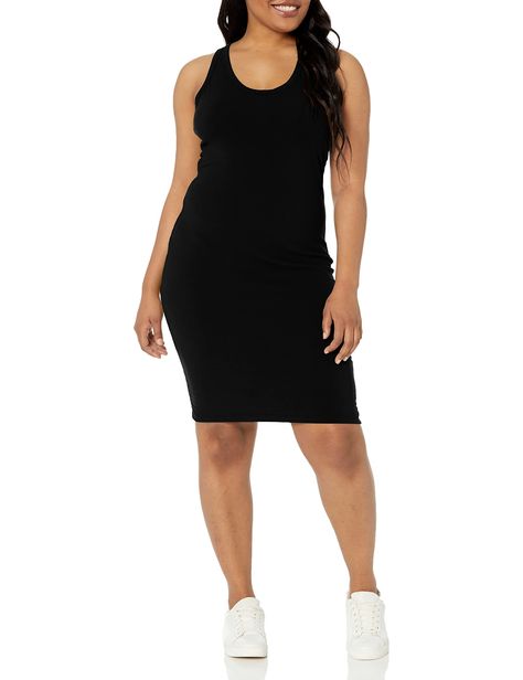 Black tshirt dress outfit