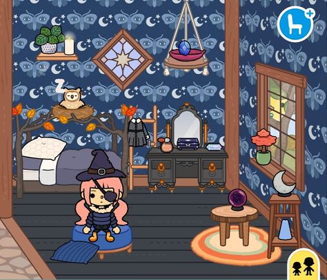 Toca, TocaBoca, Room Design, Room Ideas, #cottage #cottagecore #witch #Halloween #room #roomdeco #Toca #Tocalife #Tocaboca #Fall #Falldeco #Autumn Tocaboca Room Ideas, Witch Room Ideas, Toca Boca Bedroom, Design Room Ideas, Cottagecore Witch, Halloween Room, Witch Room, Design Room, Witch Halloween