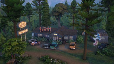 Sims Apartment, Ts4 Builds, Sims Builds, Sims 4 Mm Cc, Sims 4 Mm, Stars Hollow, Bonfire Night, True Blood, Sims 4 Cc Finds