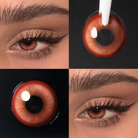 Either prescription or non-prescription, these colored contacts are safe, FDA & CE certificated, and eco-friendly. Additionally, we offer free shipping on orders over $29.99.  Colored Contacts Information:   Packaging: 1 Pair (2 lenses)  Frequency: Yearly Wear  Texture: HEMA+NVP  Base Curve: 8.6mm  Diameter: 14.2mm  Water Content: 40%  Product Number: UNRKRY1000-OR  Prescription: -0.00-8.00   Please choose -0.00/PLANO if you're in perfect vision.  5 More features of Magic Pop Orange Contact Red Eye Contact Lenses, Orange Contacts, Red Eyes Contacts, Yellow Contacts, Vampire Contacts, Red Contacts, Perfect Vision, Eye Contact Lenses, Colored Contact Lenses