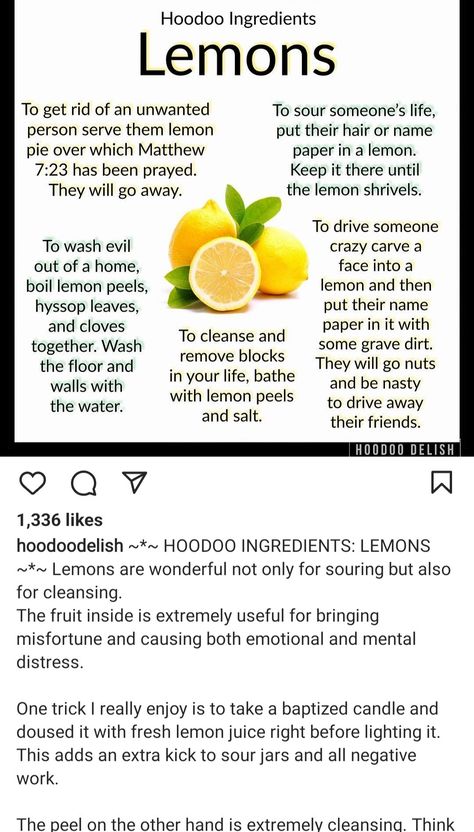 Lemons In Witchcraft, Lemon Witchcraft, Boil Lemons, Lemon Uses, African Spirituality, Witch Magic, Lemon Peel, Witch, Spirituality