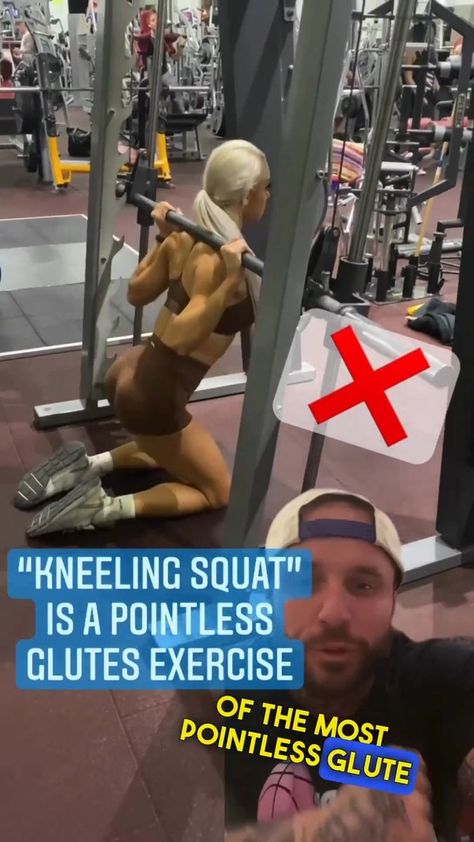 The Kneeling Squat is a pointless Glutes Exercise! | Coach Mark Carroll | Kneeling Squats Exercise, Squats Exercise, Squat Results, Kneeling Squat, Exercise Coach, Squat Workout, Glutes Workout, Quick Saves