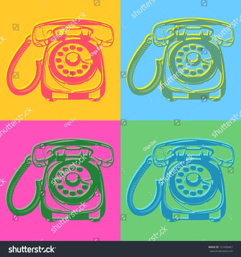 Pop art style retro phones #Ad , #sponsored, #art#Pop#style#phones Retro Phones, Bullet Art, 60s Art, Retro Graphic Design, Vintage Pop Art, Timeline Design, Retro Phone, Pop Art Style, Phone Art