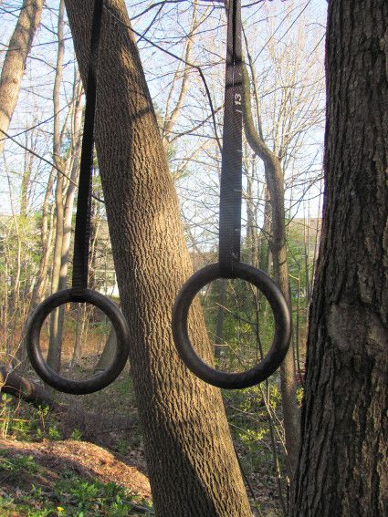 Gymnastic Rings 101: Why to Use Them, How to Buy Them, and Where to Hang Them Primal Movement, Gym Rings, Boys Gymnastics, Gymnastics Rings, Gymnastic Rings, Fitness Vision Board, Body Rock, Gymnastics Training, Art Of Manliness