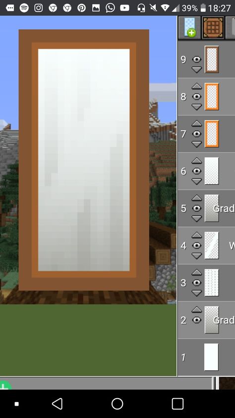 Minecraft Mirror, Banner Design Minecraft, Minecraft Window, Modern Minecraft Houses, Minecraft Download, Rumah Minecraft Sederhana, Minecraft Banner, Minecraft Structures, Minecraft Banner Designs